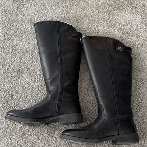 FRYE AND CO. Black Over the Knee Boots